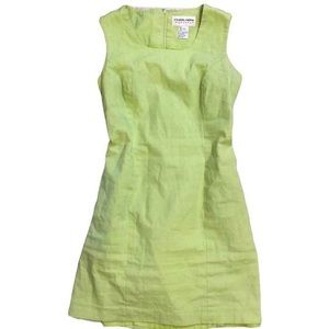 Carroll Horn green vintage dress